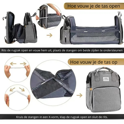 3-in-1 Multifunctionele Luiertas